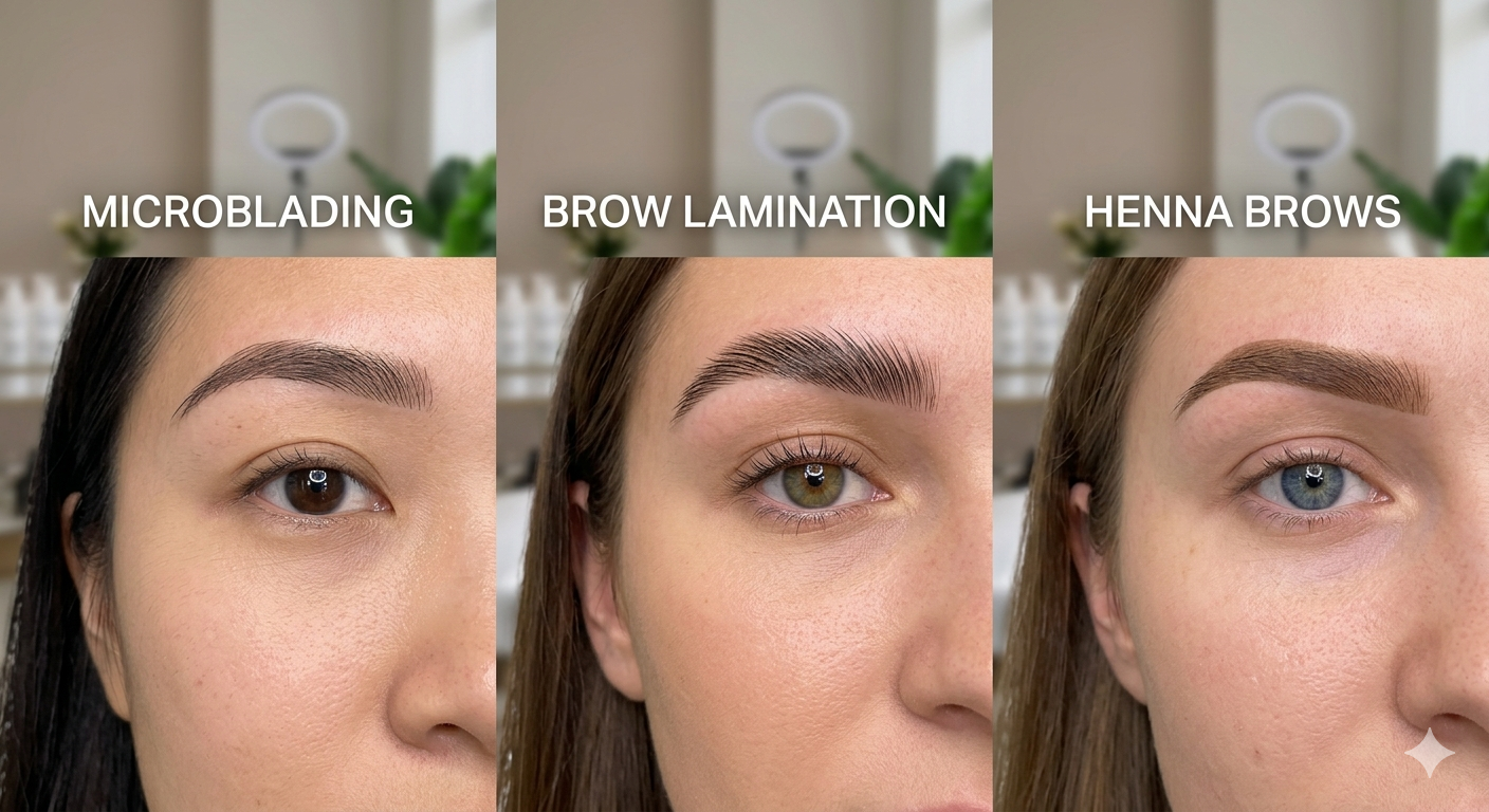 Microblading vs Brow Lamination vs Henna Brows: Which One Actually Suits You?