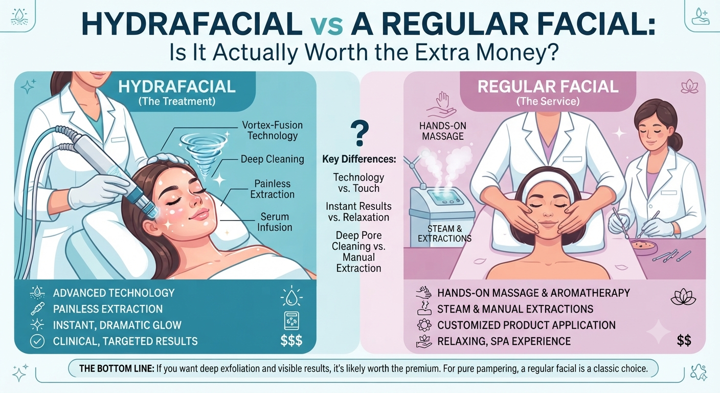 HydraFacial vs a Regular Facial: Is It Actually Worth the Extra Money?