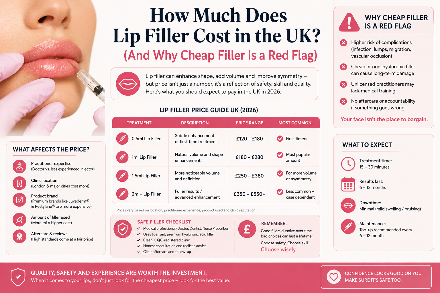 How Much Does Lip Filler Cost in the UK? (And Why Cheap Filler Is a Red Flag)