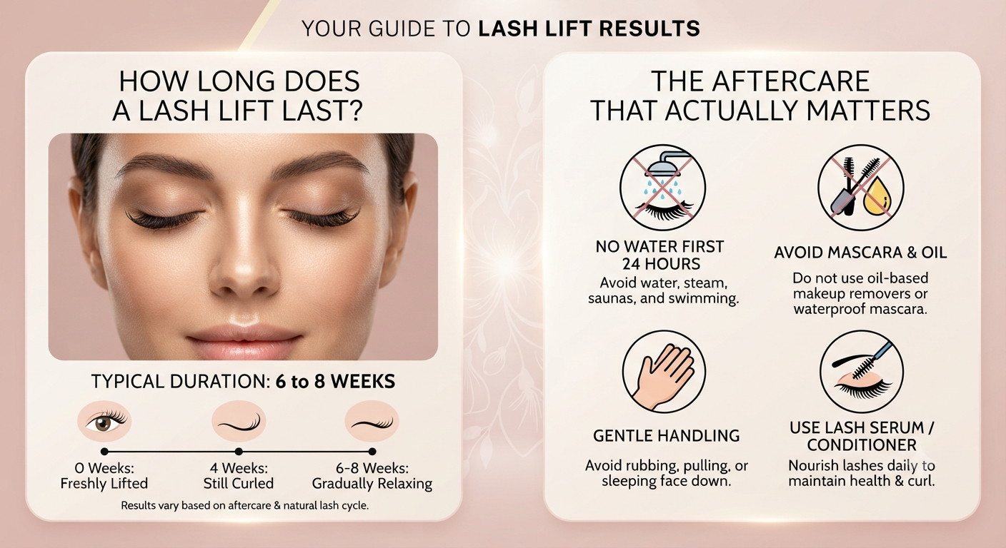 How Long Does a Lash Lift Last? (And the Aftercare That Actually Matters)