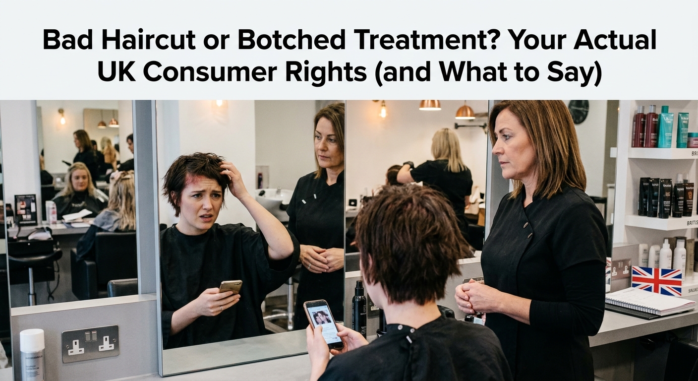 Bad Haircut or Botched Treatment? Your Actual UK Consumer Rights (and What to Say)