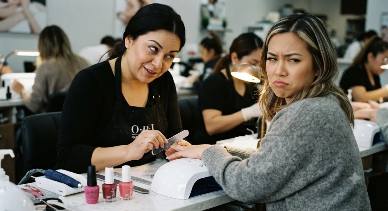New tech spent the whole appointment slagging off my old nail tech's work. Am I wrong to find that off-putting?