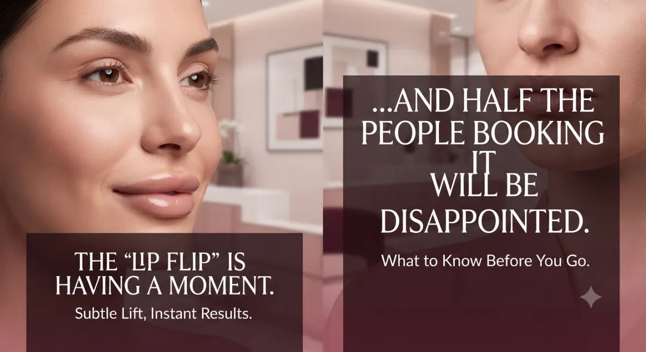 The "Lip Flip" Is Having a Moment — and Half the People Booking It Will Be Disappointed